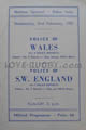 Wales Police SW England Police 1955 memorabilia